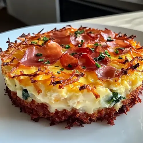 Crispy Hash Brown Crust Quiche