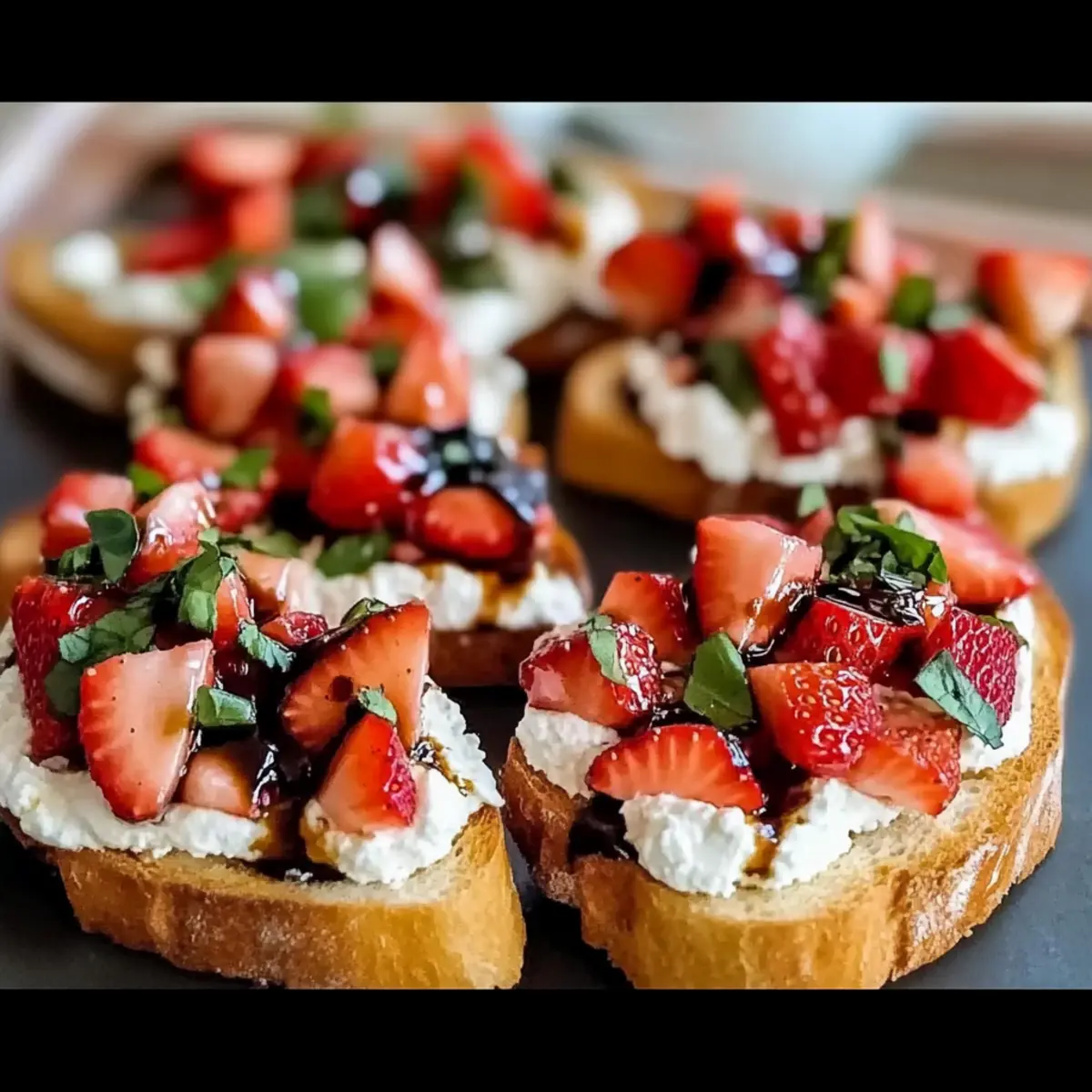 Strawberry Ricotta Bruschetta
