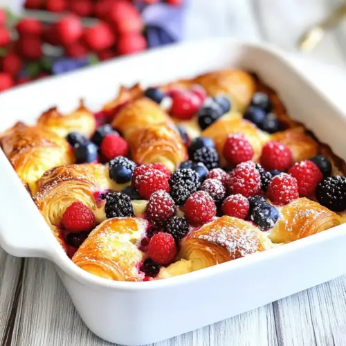 Berry Croissant Bake