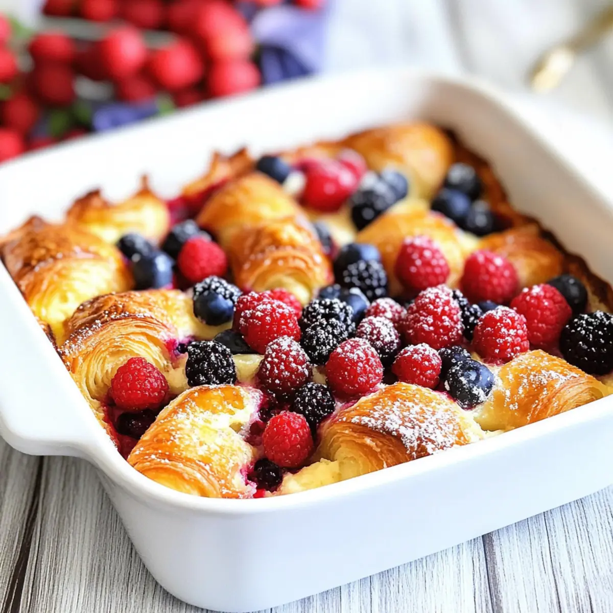 Berry Croissant Bake