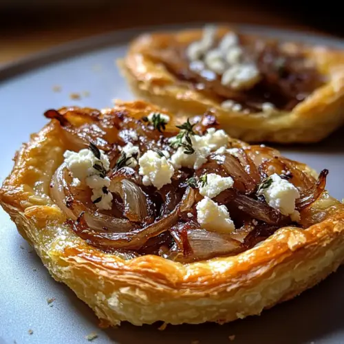 Caramelized Onion and Goat Cheese Tarts