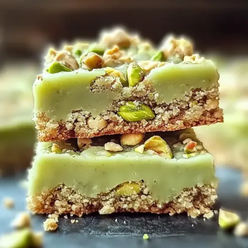 Pistachio Dream Cookie Bars