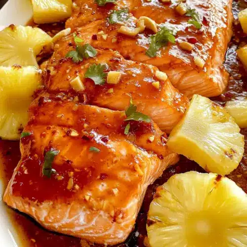 Baked Pineapple Salmon