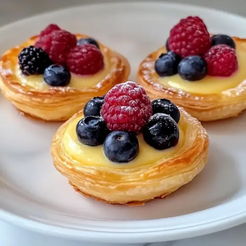 Berry Custard Pastries