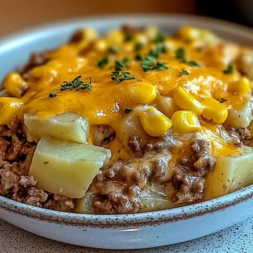Slow Cooker Cowboy Potato Casserole