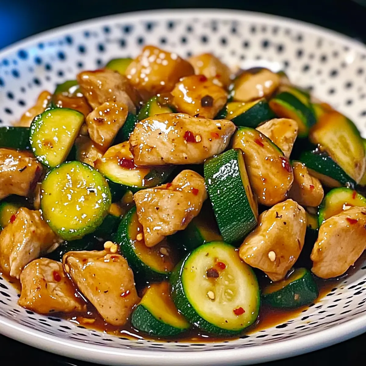 Chicken Zucchini Stir Fry
