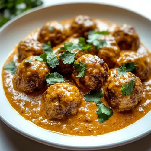 Creamy Coconut Curry Meatballs