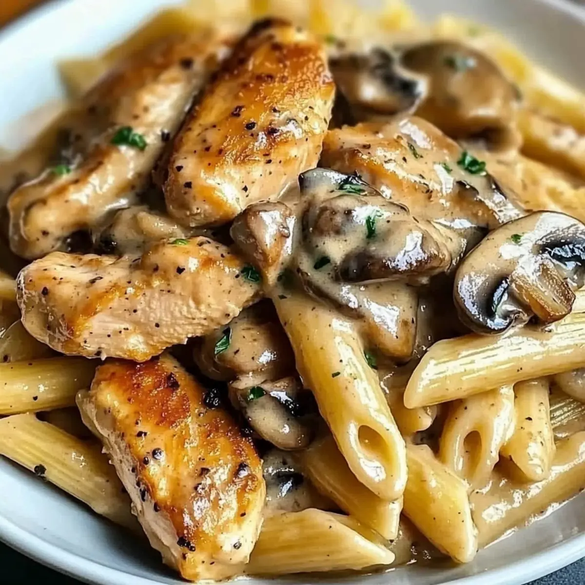 Chicken Marsala Pasta