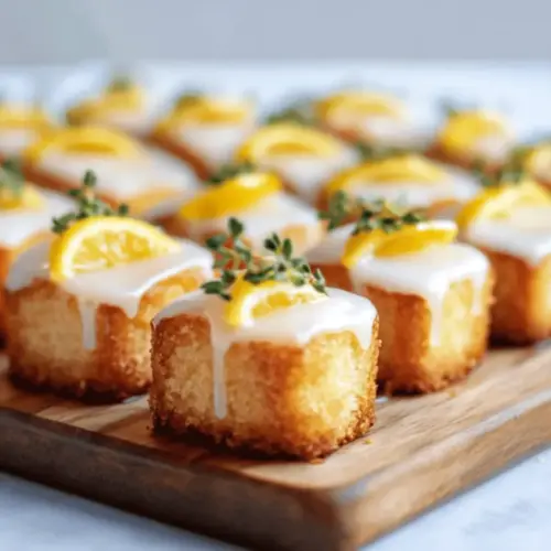 Mini Lemon Drizzle Cakes
