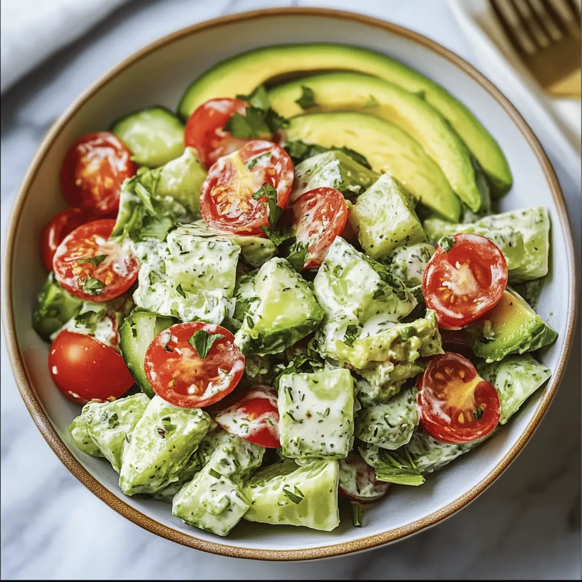 Green Goddess Avocado Salad
