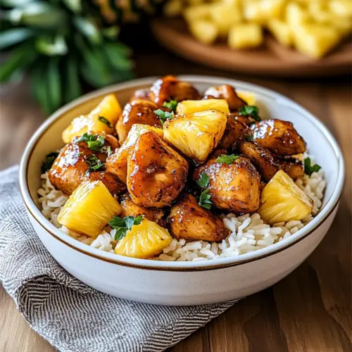 Pineapple Chicken and Rice