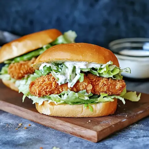 Crispy Chicken Caesar Sandwich