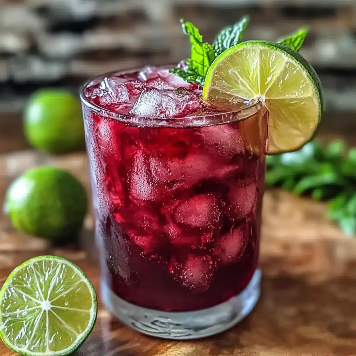 Hibiscus Ginger Iced Tea