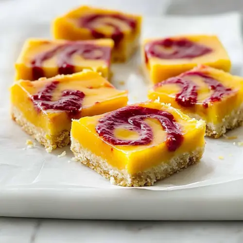 Raspberry Mango Bars