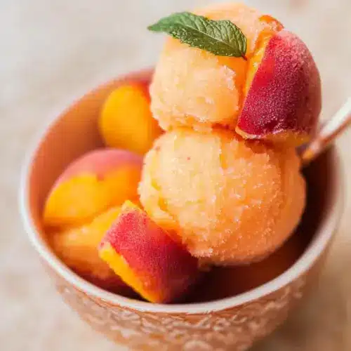 Perfect Peach Sorbet