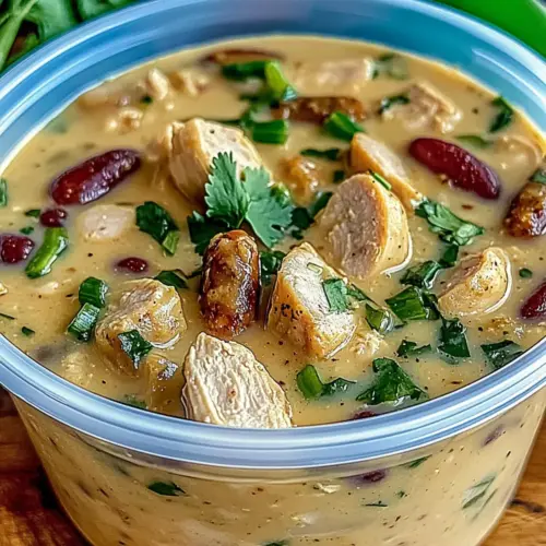 Cozy Cajun White Chicken Chili