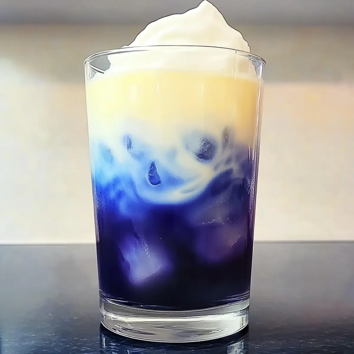Iced Blue Tea Latte