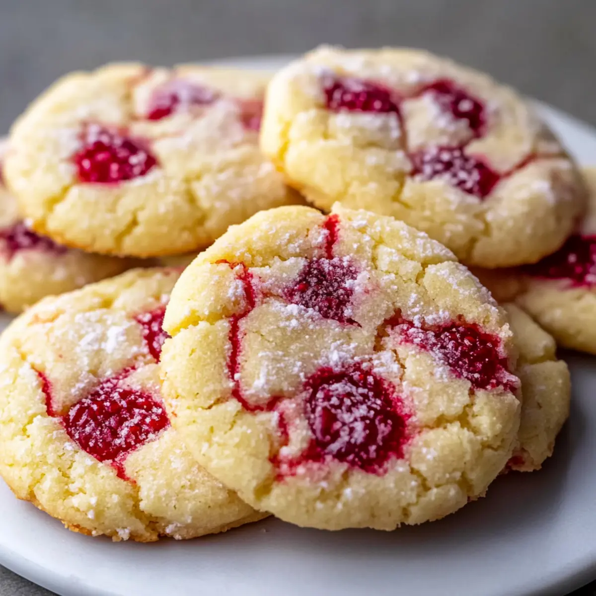 Lemon Raspberry Cookies
