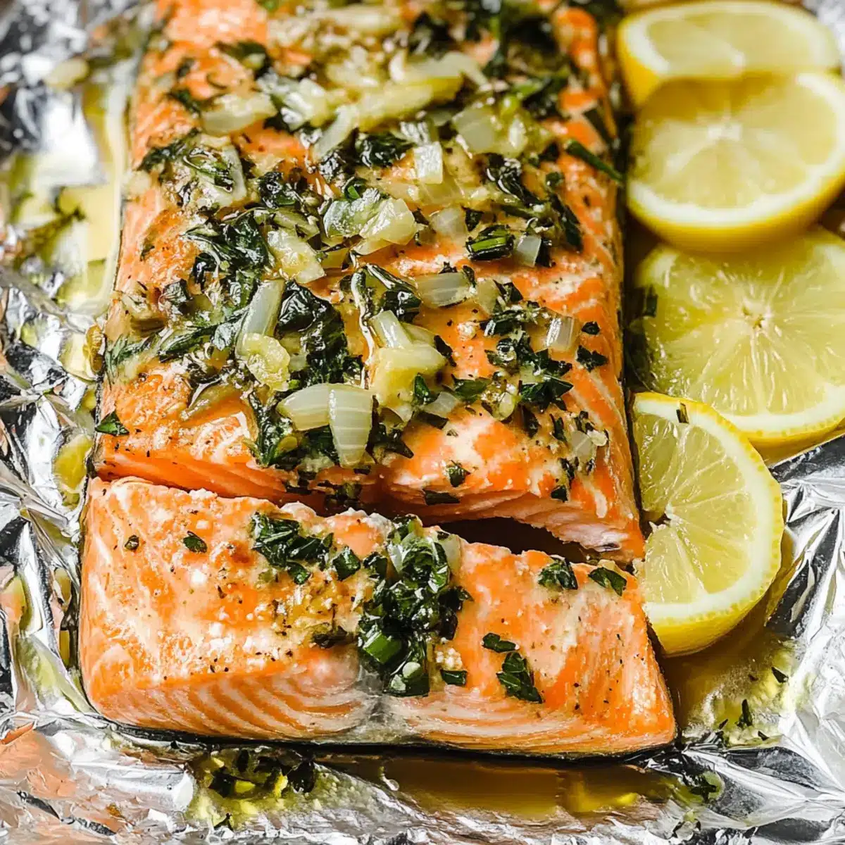 Oven Baked Salmon in Foil