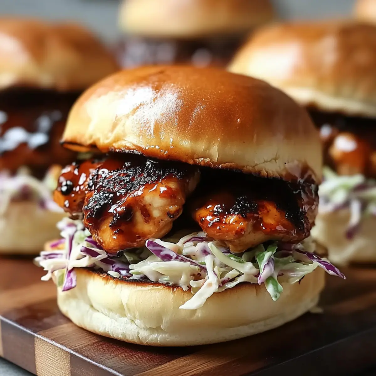Honey Chipotle Chicken Sliders