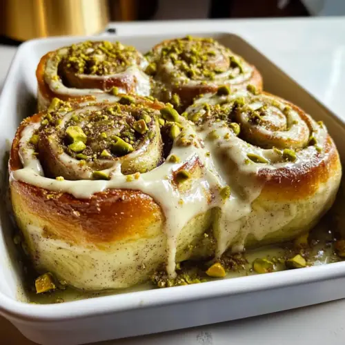 Pistachio Cream Cinnamon Rolls