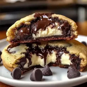 Cheesecake Stuffed Chocolate Chip Cookies