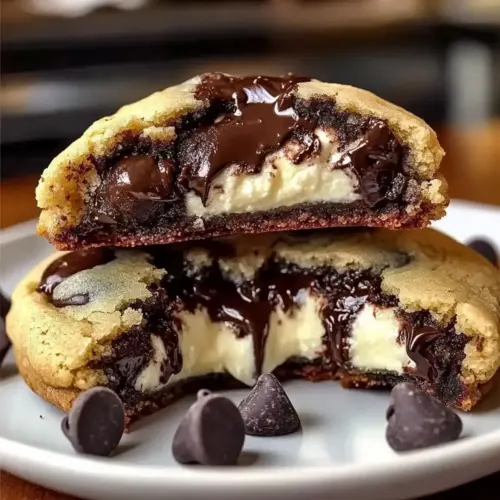 Cheesecake Stuffed Chocolate Chip Cookies