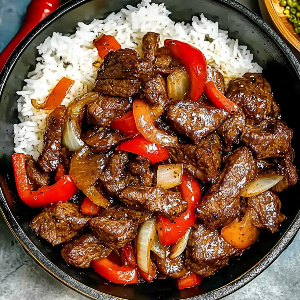 Black Pepper Beef Stir-Fry