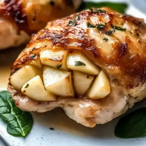 Apple and Brie Stuffed Chicken
