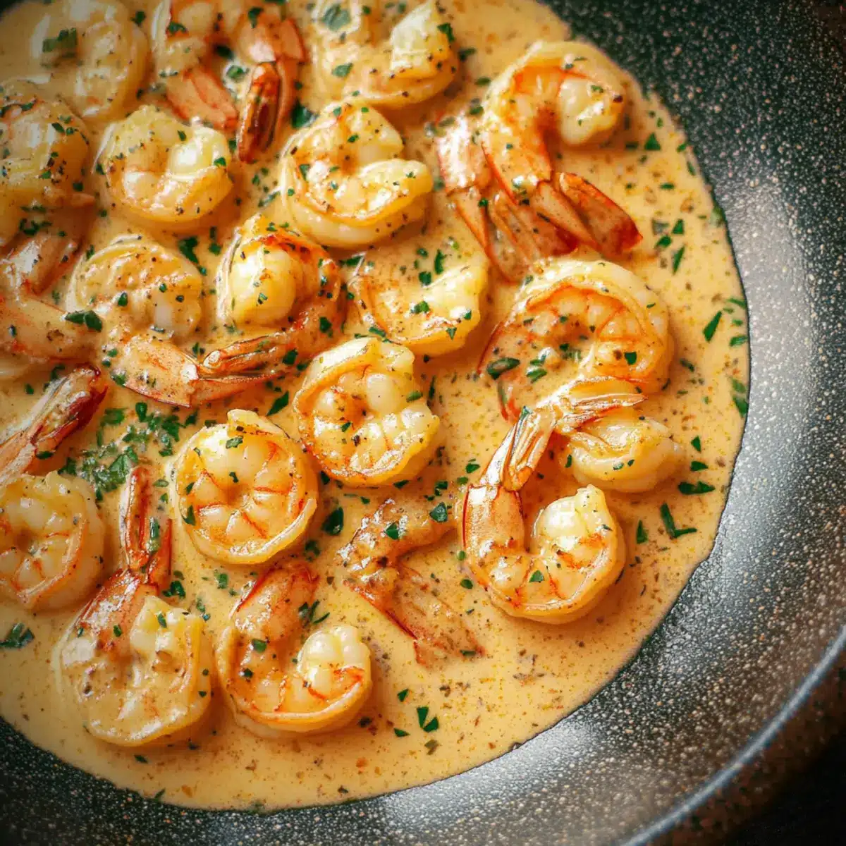 Creamy Garlic Shrimp