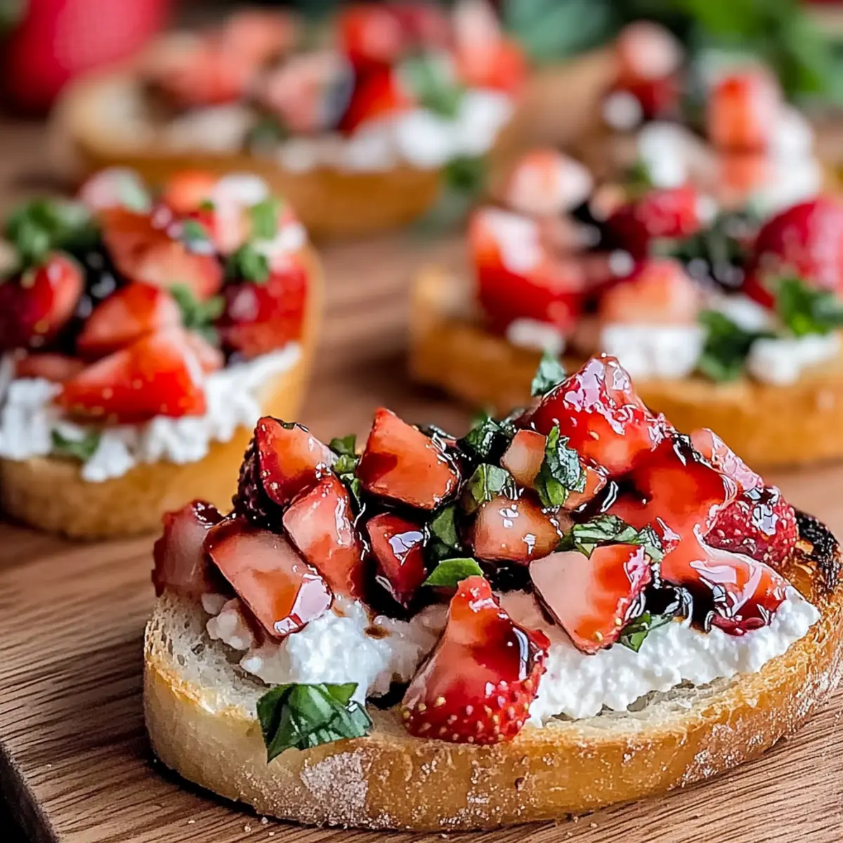 Strawberry Ricotta Bruschetta