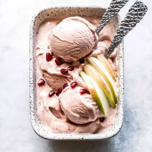 Apple Pomegranate Nice Cream