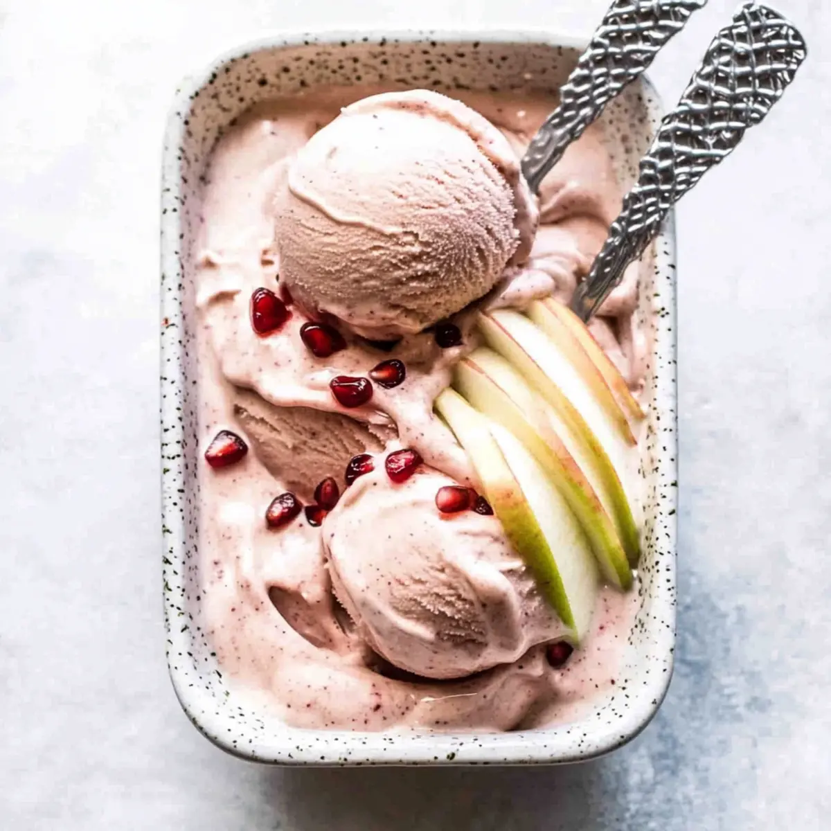 Apple Pomegranate Nice Cream