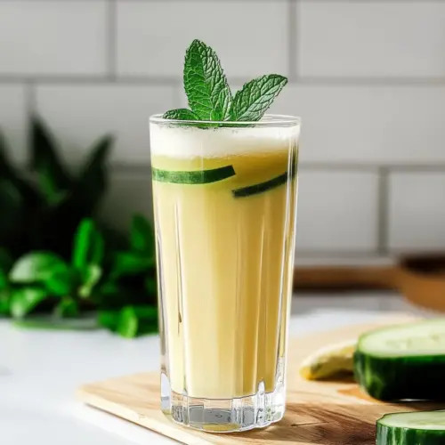 Cucumber Mint Milk Tea