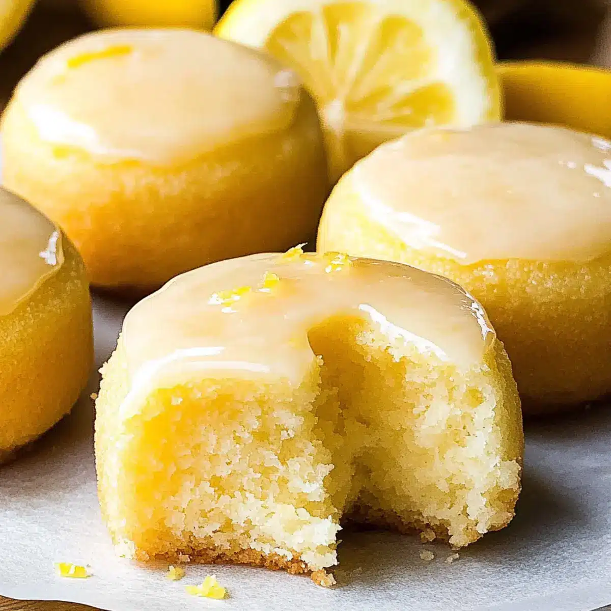 Mini Lemon Drop Cakes