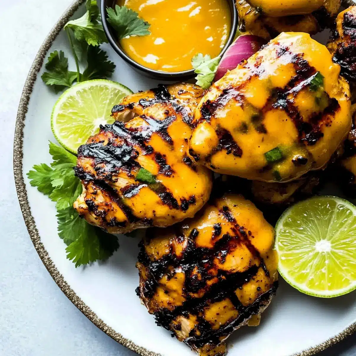Grilled Mango Lime Chicken