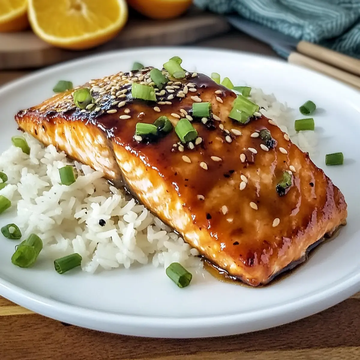 Orange Teriyaki Salmon