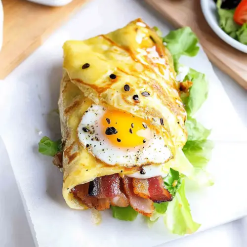 Chinese Breakfast Crepes