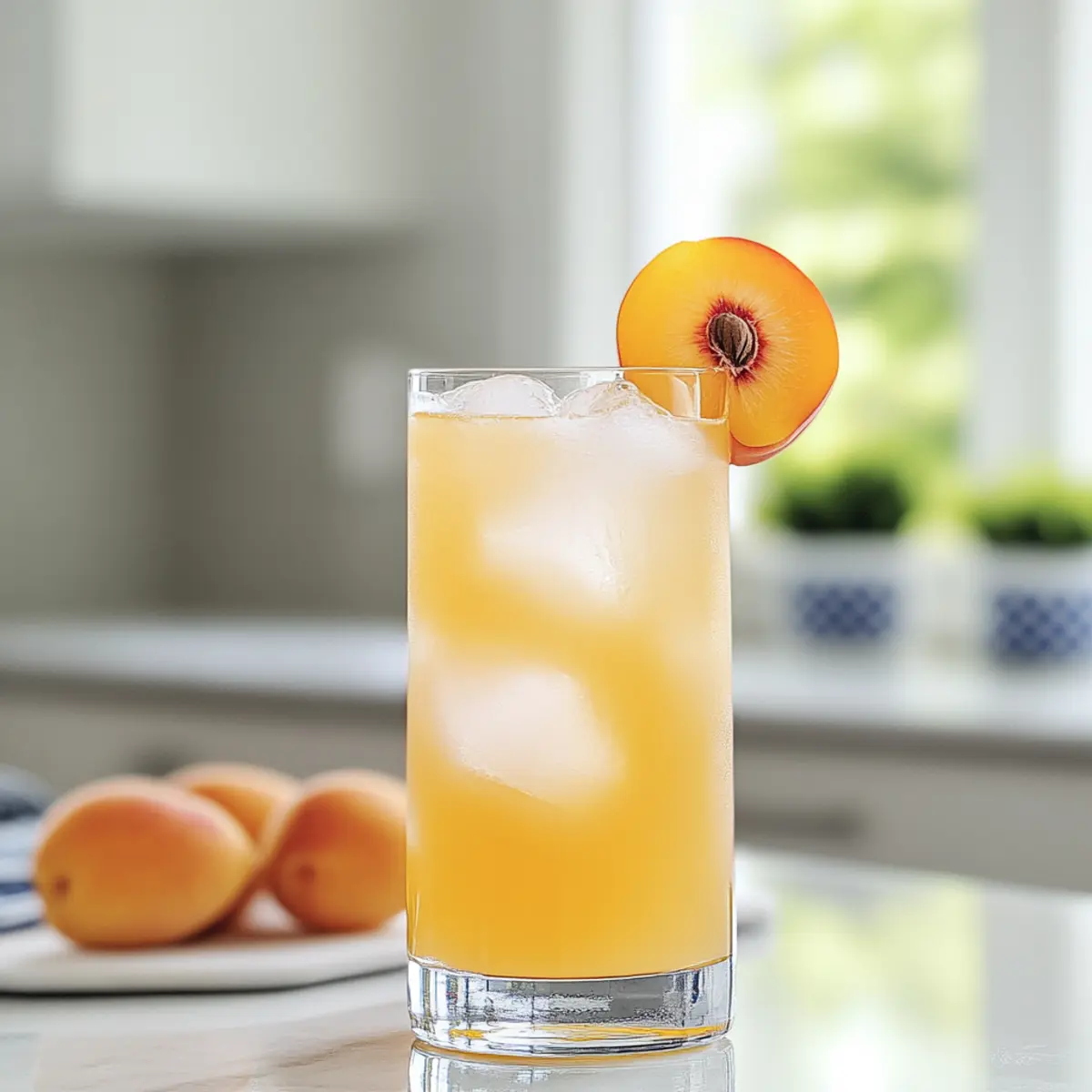 Apricot Lemonade Mocktail