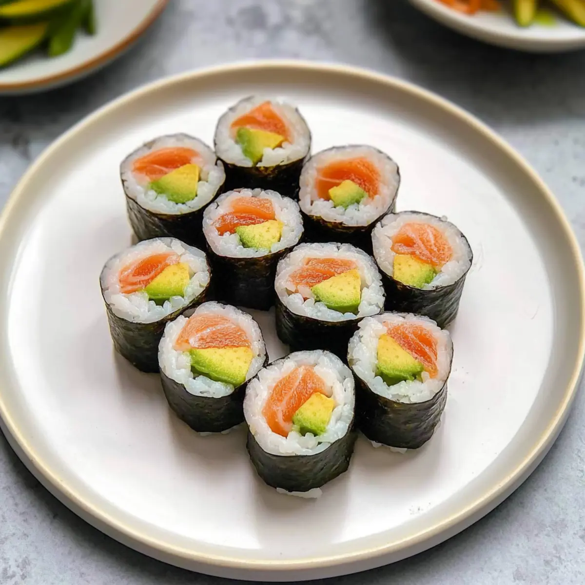 Salmon Avocado Rolls