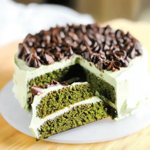 Green Velvet Cake