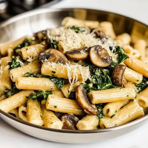 Spinach Mushroom Pasta