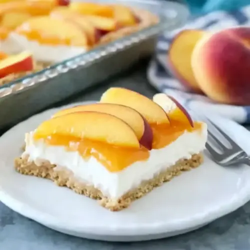 Peaches and Cream Dessert