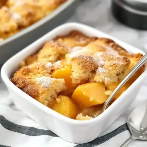 Peach Dump Cake
