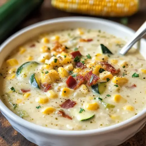 Summer Corn and Zucchini Chowder