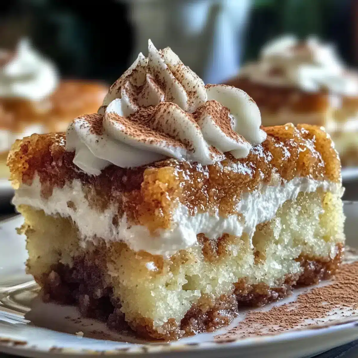 Creamy Horchata Tres Leches Poke Cake