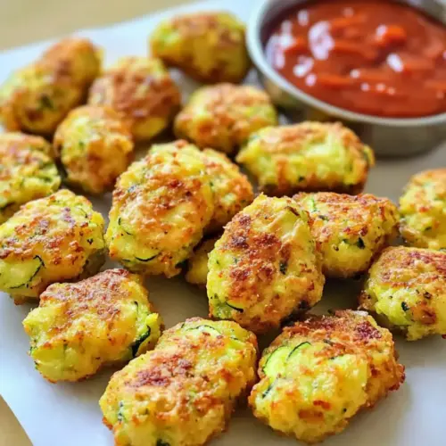 Cheesy Zucchini Tots