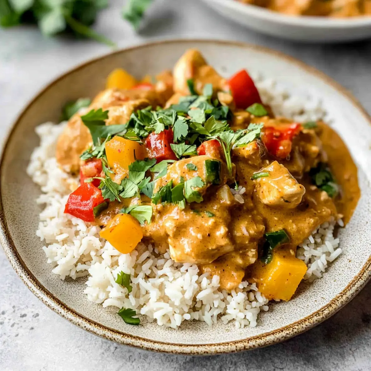 Slow-Cooked Thai Peanut Chicken