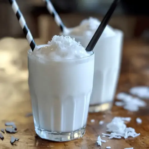 Easy Coconut Milkshake Recipe