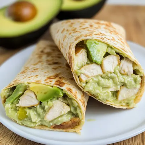 Avocado Chicken Wraps